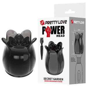 PRETTY LOVE - SECRET GARDEN Schwarzer Massagekopf