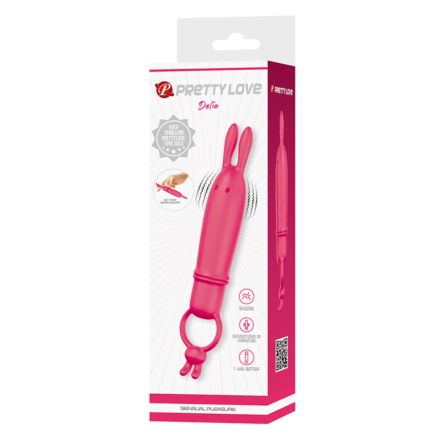 PRETTY LOVE - DELIA RABBIT VIBRATOR MIT Widerstandsring