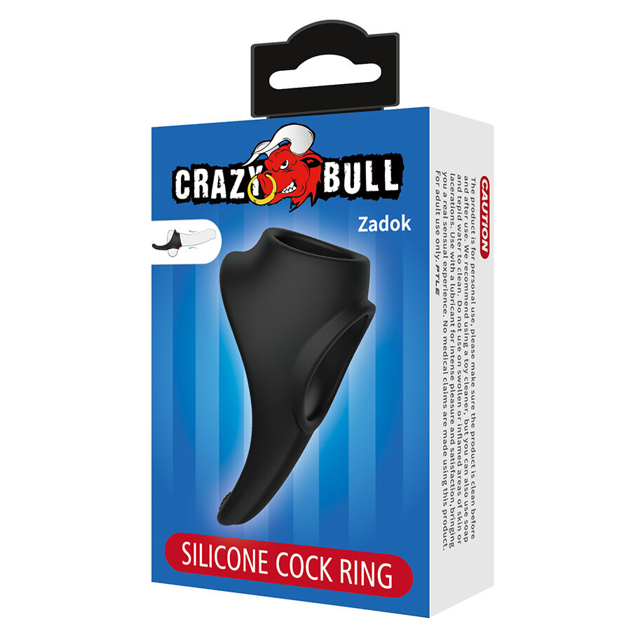 CRAZY BULL - ZADOK ergonomischer Ring mit Perinealstimulator