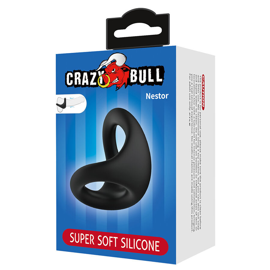 CRAZY BULL - NESTOR ergonomischer Penis- und Hodenring