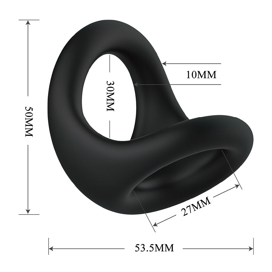 CRAZY BULL - NESTOR ergonomischer Penis- und Hodenring