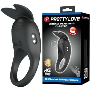 PRETTY LOVE - CARLTON Penisring mit Klitorisstimulator