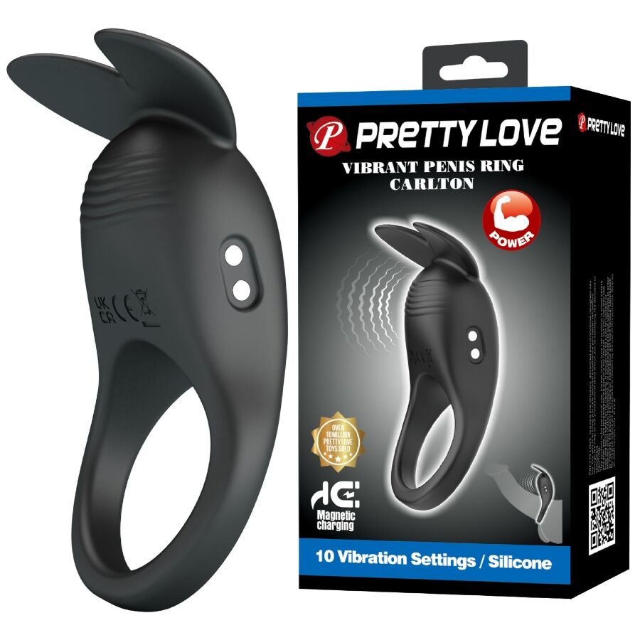PRETTY LOVE - CARLTON Penisring mit Klitorisstimulator