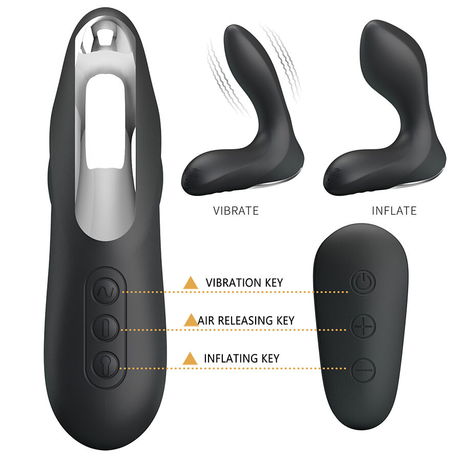 MR PLAY - Prostata-Massagegerät mit Vibrationsfernbedienung