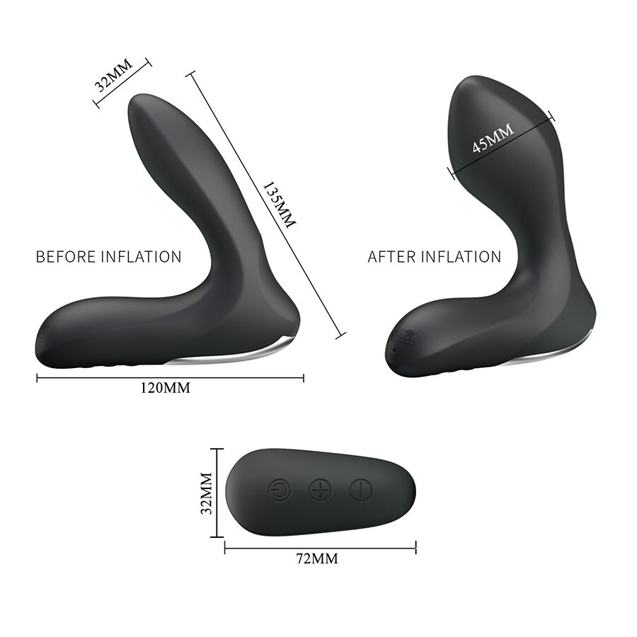 MR PLAY - Prostata-Massagegerät mit Vibrationsfernbedienung