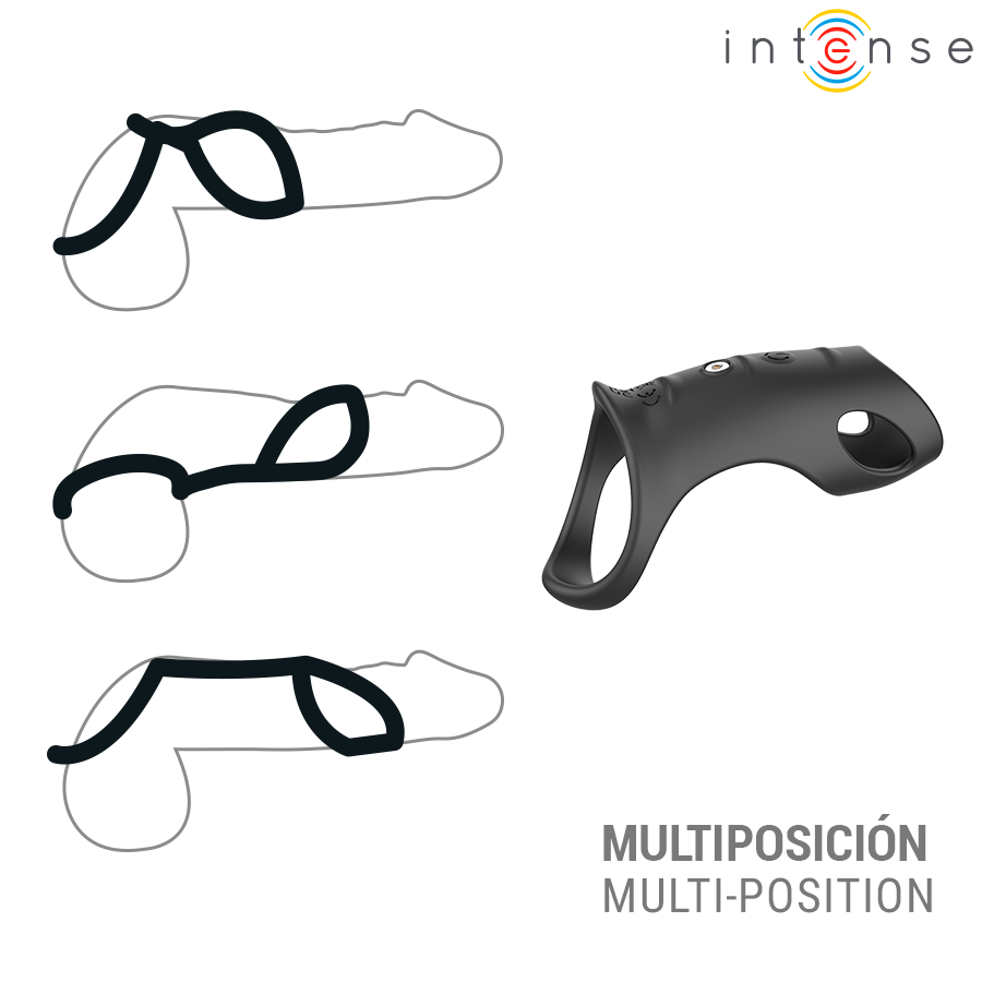 INTENSE - JEROME Verstellbarer Vibrator Penisring Modell 12