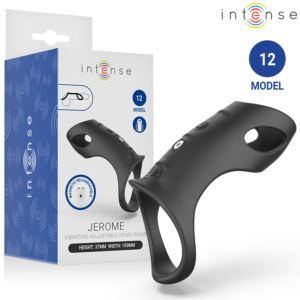 INTENSE - JEROME Verstellbarer Vibrator Penisring Modell 12