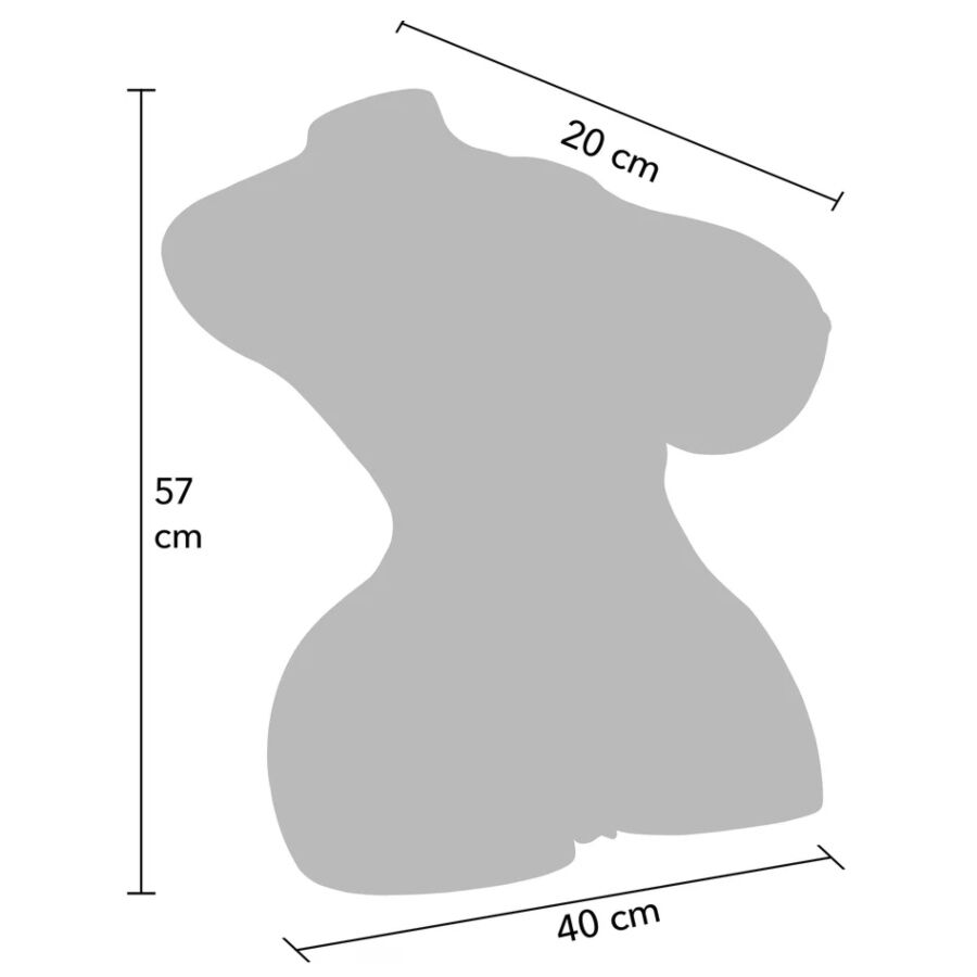 VERBORGENE BEGIERDE - MELKENDE MEGA-SCHLAMPE-TORSO MÄNNLICHER MASTURBATOR 22 KG