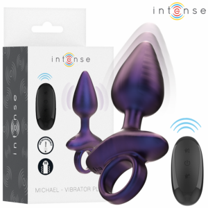 INTENSE - MICHAEL VIBRIERENDER ANALSTECKER MODELL 2 MIT FERNBEDIENUNG
