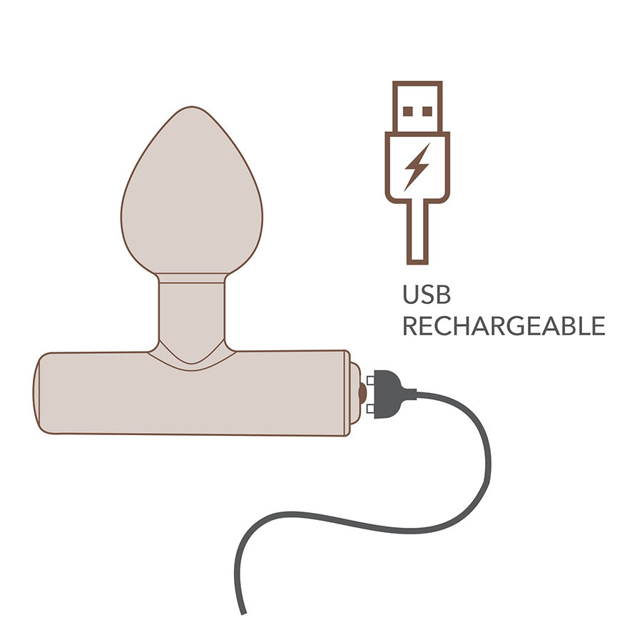 ROCKS-OFF - Wiederaufladbarer Mini-Zauberstab mit 16 Funktionen, Pfingstrosenrosa