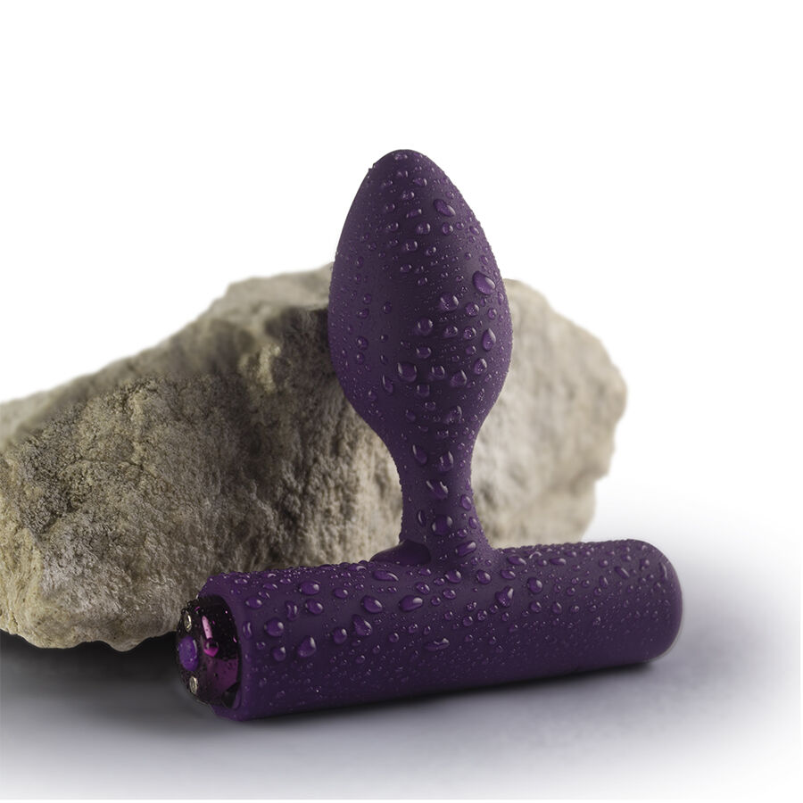 ROCKS-OFF - Wiederaufladbarer Mini-Zauberstab mit 16 Funktionen, Pfingstrosenrosa