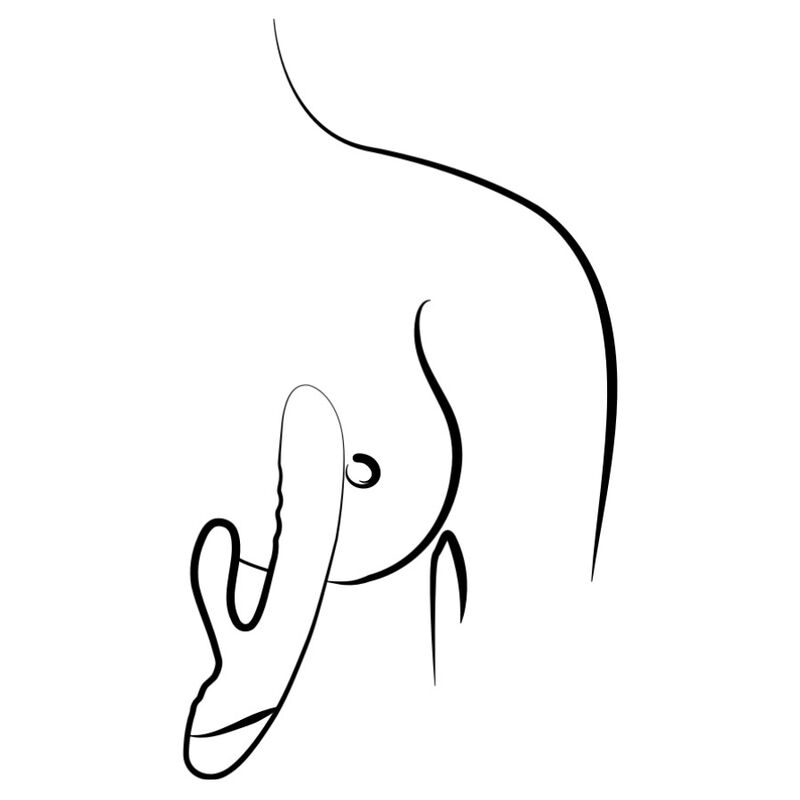 ROMP - JAZZ wiederaufladbarer Hasenvibrator Rot