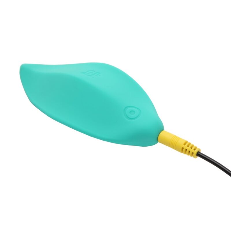 ROMP - Wellenvibrator Klitorisstimulator, ergonomische Form, Aquagrün