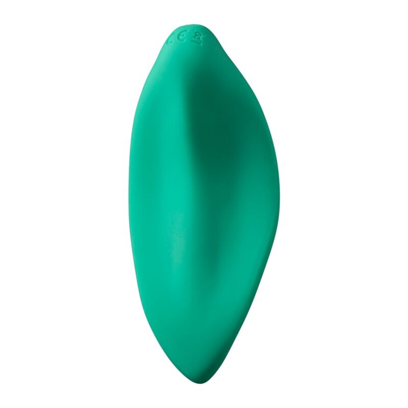 ROMP - Wellenvibrator Klitorisstimulator, ergonomische Form, Aquagrün