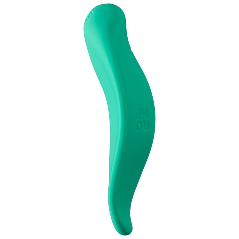ROMP - Wellenvibrator Klitorisstimulator, ergonomische Form, Aquagrün