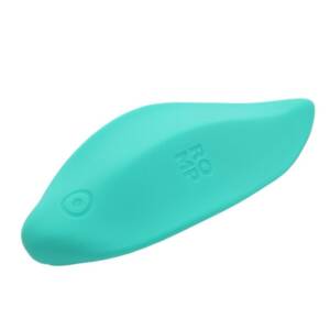 ROMP - Wellenvibrator Klitorisstimulator, ergonomische Form, Aquagrün