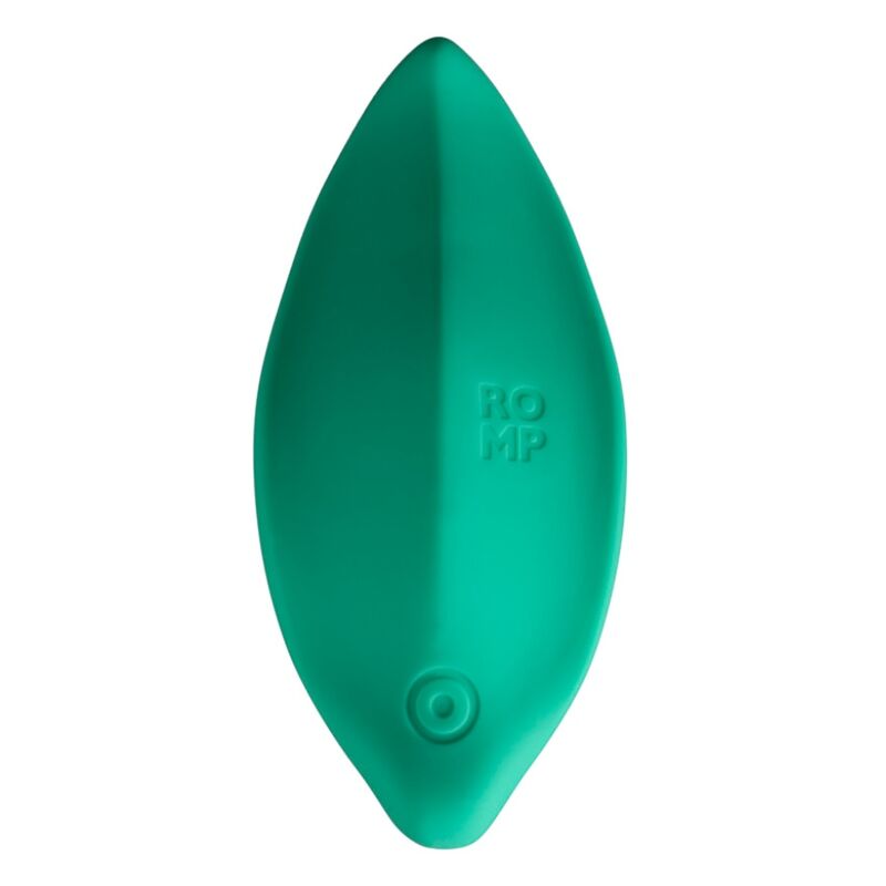 ROMP - Wellenvibrator Klitorisstimulator, ergonomische Form, Aquagrün