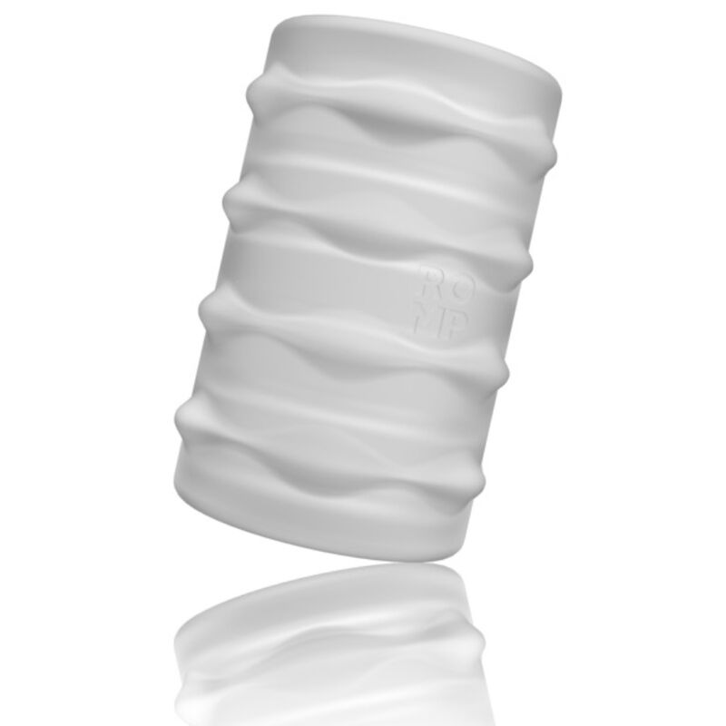 ROMP - MOSH transparenter Männermasturbator mit 6 cm wendbarer Hülle