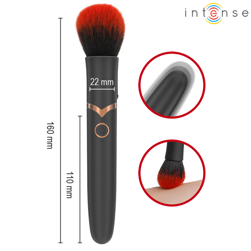 INTENSE - EMILIA Vibrationbürste 10 Vibrationen 16 cm