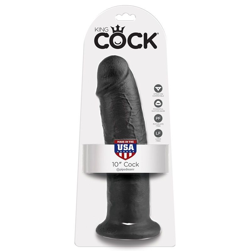 KING COCK - Dildo Schwarz 25 cm