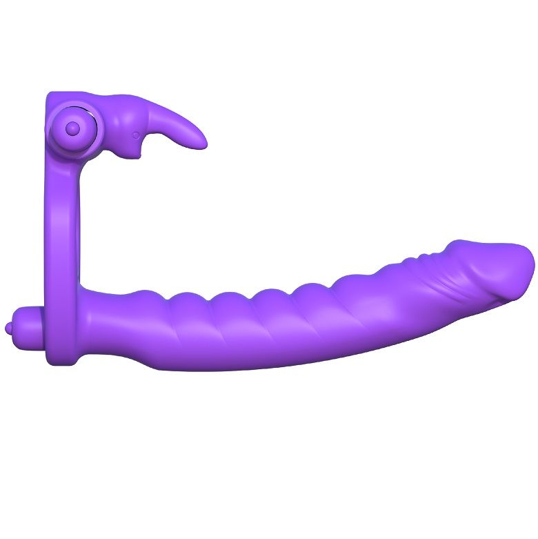 FANTASY C-RINGZ - Silikon Doppelt-Vibrator Kaninchen