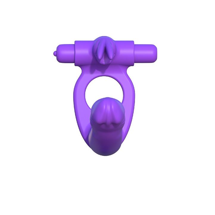 FANTASY C-RINGZ - Silikon Doppelt-Vibrator Kaninchen