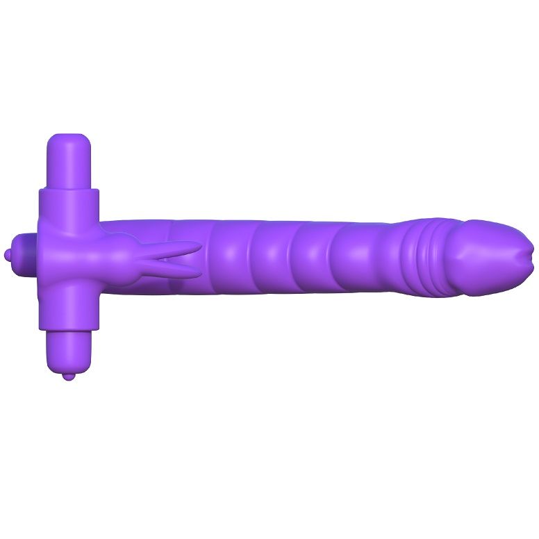 FANTASY C-RINGZ - Silikon Doppelt-Vibrator Kaninchen