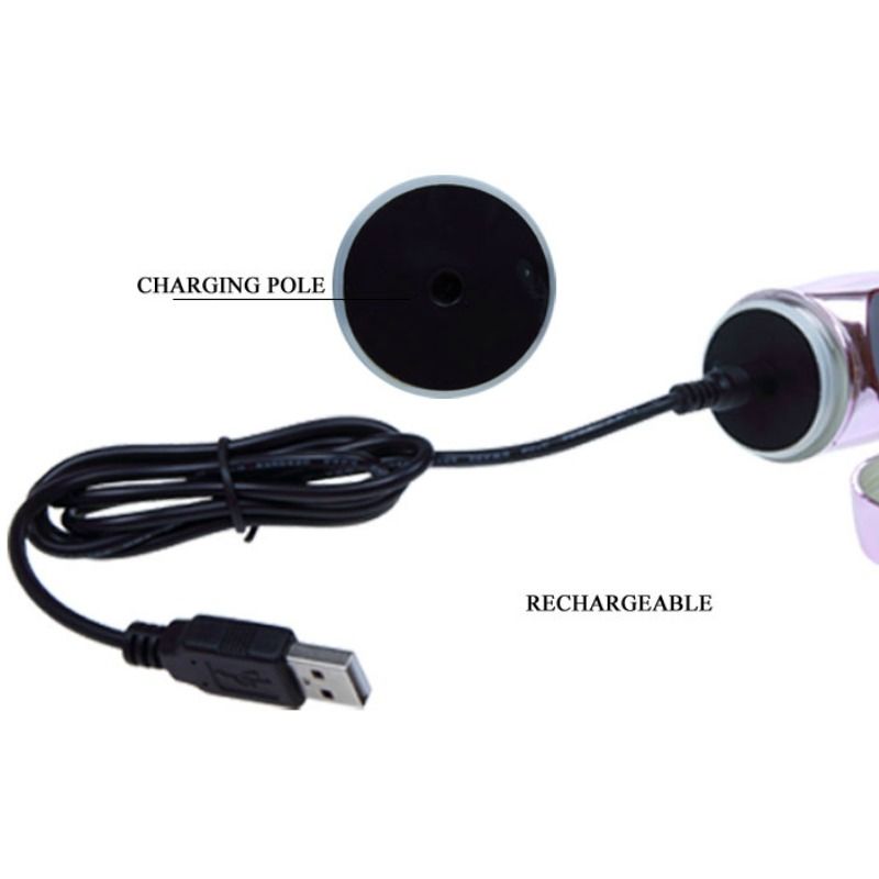 BAILE - Wiederaufladbarer Vibrator mit Rotation und pochendem Schmetterlings-Vibrator