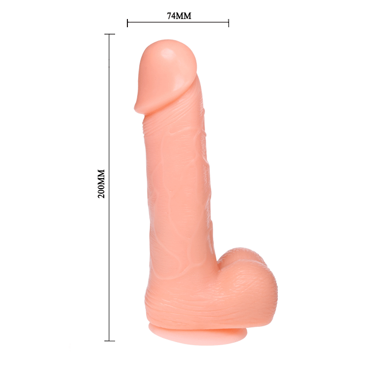 BAILE - REALISTISCHER DILDO DONG MIT VIBRATION UND ROTATION 20 CM