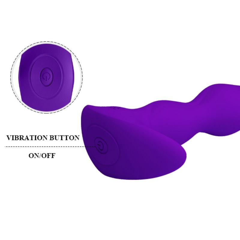 PRETTY LOVE - ANALMASSAGER 12 LILA VIBRATIONSMODI