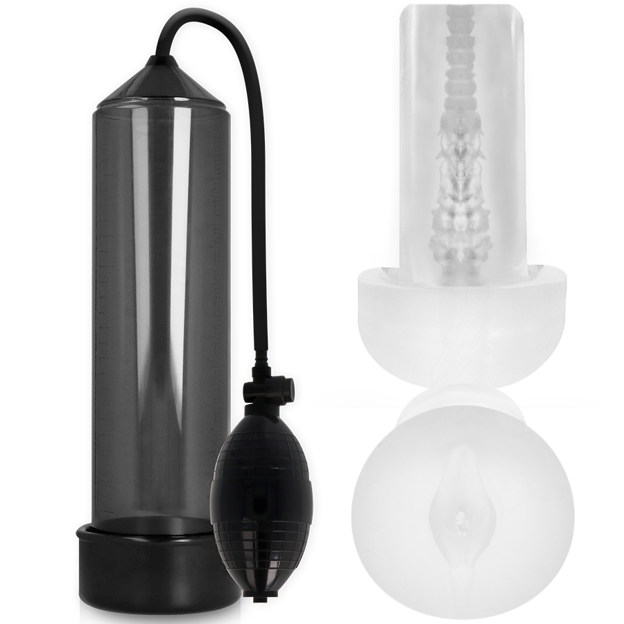 PUMP ADDICTED - RX3 Schwarz mit Pleasure Sleeve