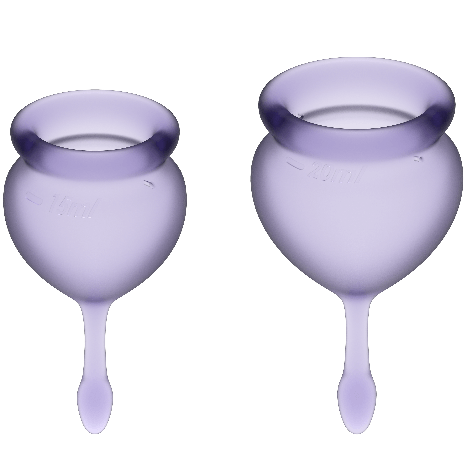 SATISFYER - FEEL GOOD MENSTRUATIONSTASSE LILA 15 + 20 ML