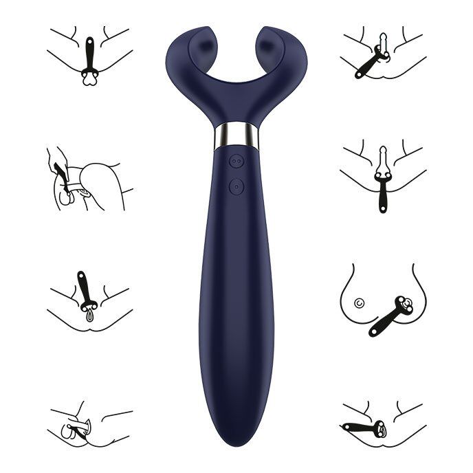 SATISFYER - ENDLESS FUN MULTI VIBRATOR 3 Blau
