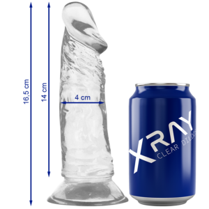 XRAY CLEAR DILDO transparent 16,5 cm x 4 cm