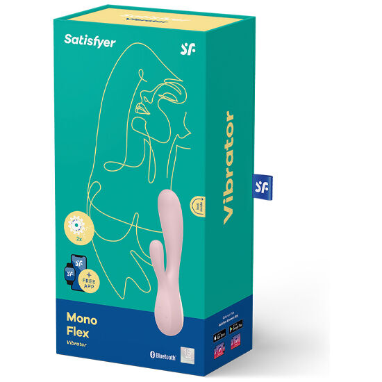 SATISFYER - MONO FLEX PINK MIT APP