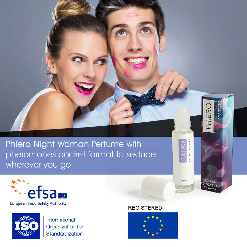 500 COSMETICS - PHIERO NACHTFRAU. Parfum mit Pheromonen im Roll-On-Format für Frauen.