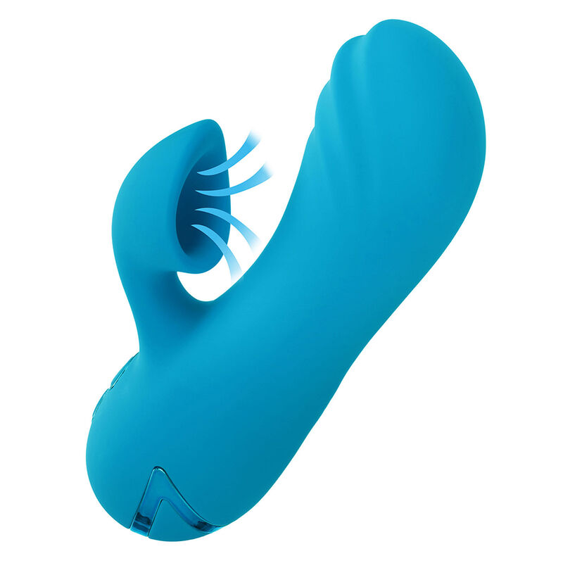 CALEXOTICS - SUNSET BEACH SEDUCER VIBRATOR & STIMULATOR 10 FUNKTIONEN Blau