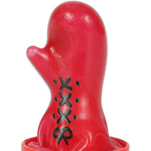 CONDOMERIE - Handbemalte Neuheiten-Kondome-Boxhandschuhe