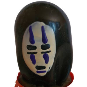 CONDOMERIE - Handbemalte Neuheits-Kondome-Maske Ghost Black