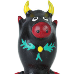 CONDOMERIE - Handbemalte Neuheitskondome Bull Schwarz Modell 1