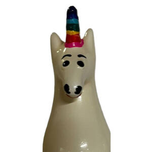 CONDOMERIE - Handbemalte Neuheitskondome Einhorn Regenbogen