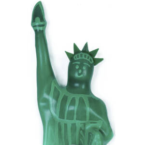 CONDOMERIE - Handbemalte Neuheitskondome Freiheitsstatue Modell XL