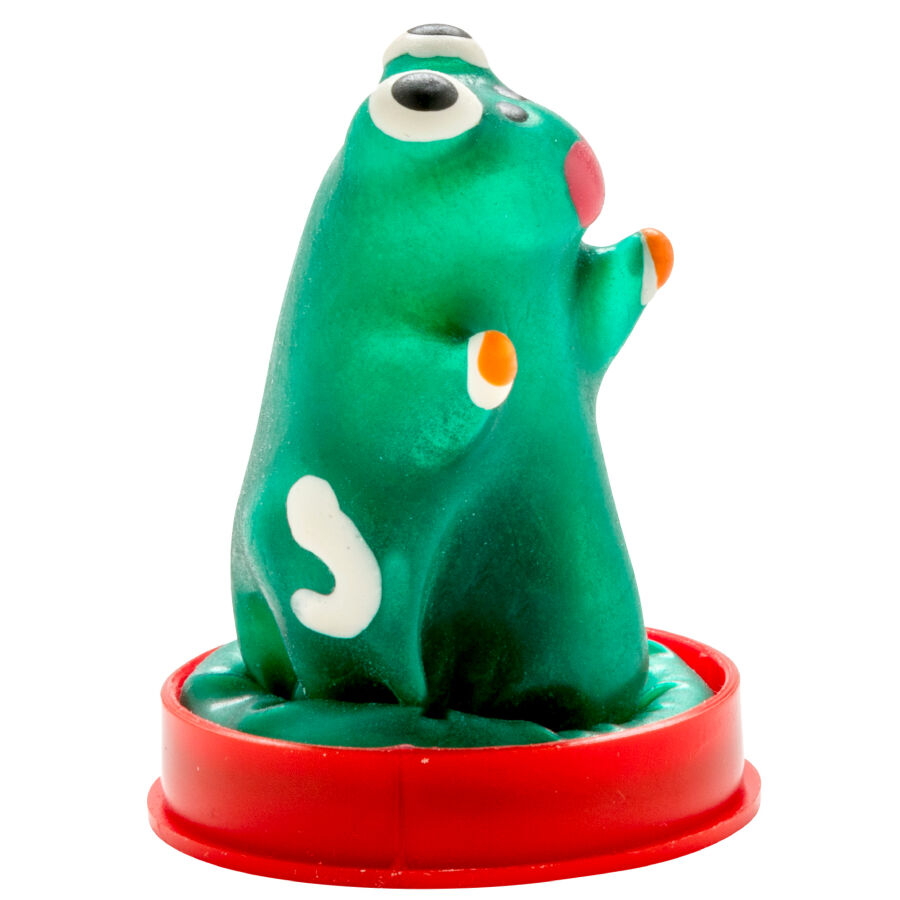 CONDOMERIE - Handbemalte Neuheitskondome Froschmodell 1