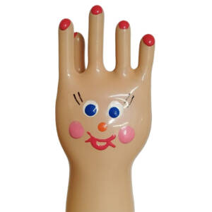 CONDOMERIE - Handbemalte Neuheitskondome Große Glückliche Hand XL