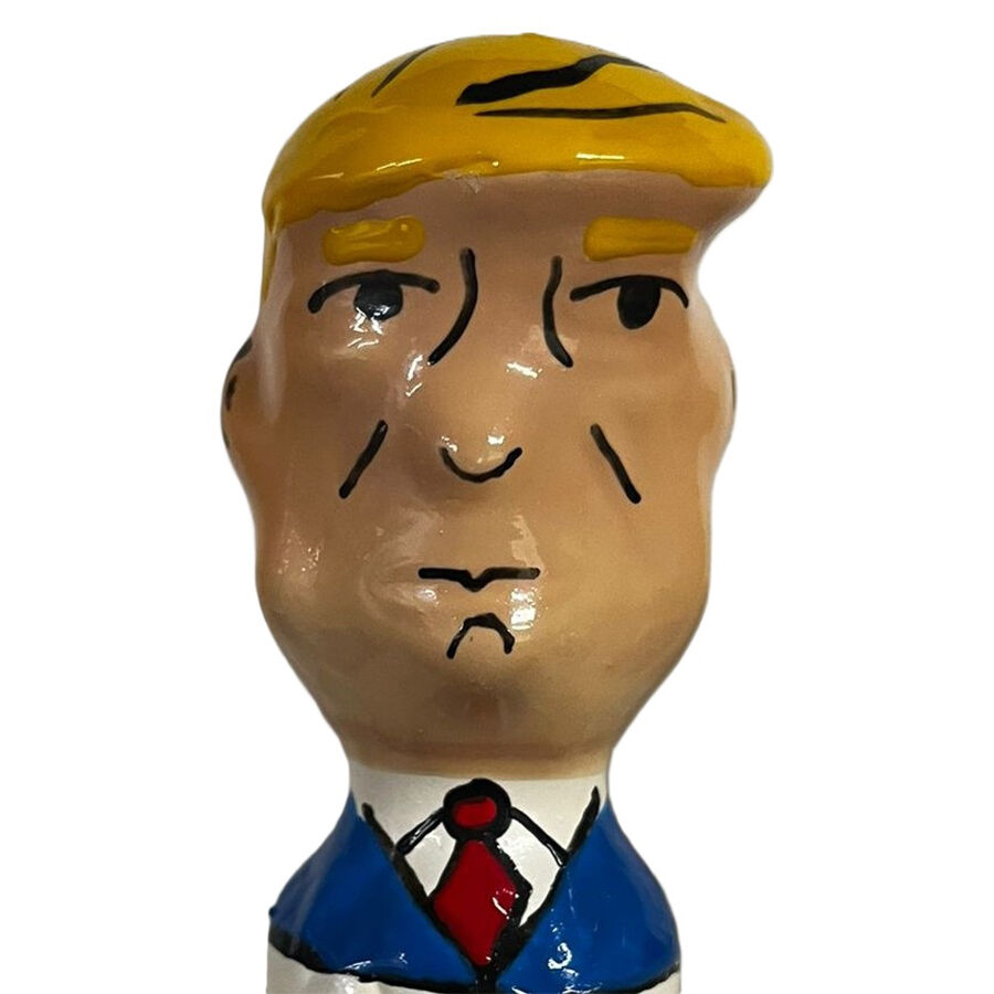 CONDOMERIE - Handbemalte Neuheitskondome Grumpy Trump XL