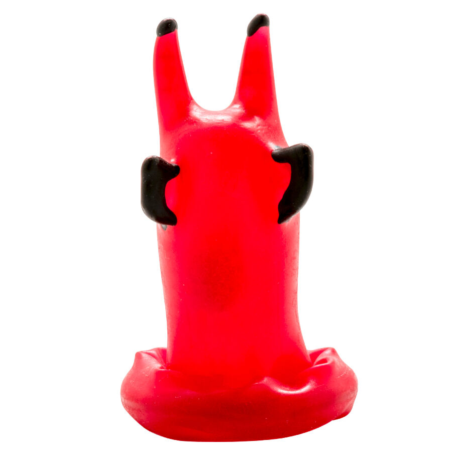 CONDOMERIE - Handbemalte Neuheitskondome Red Devil
