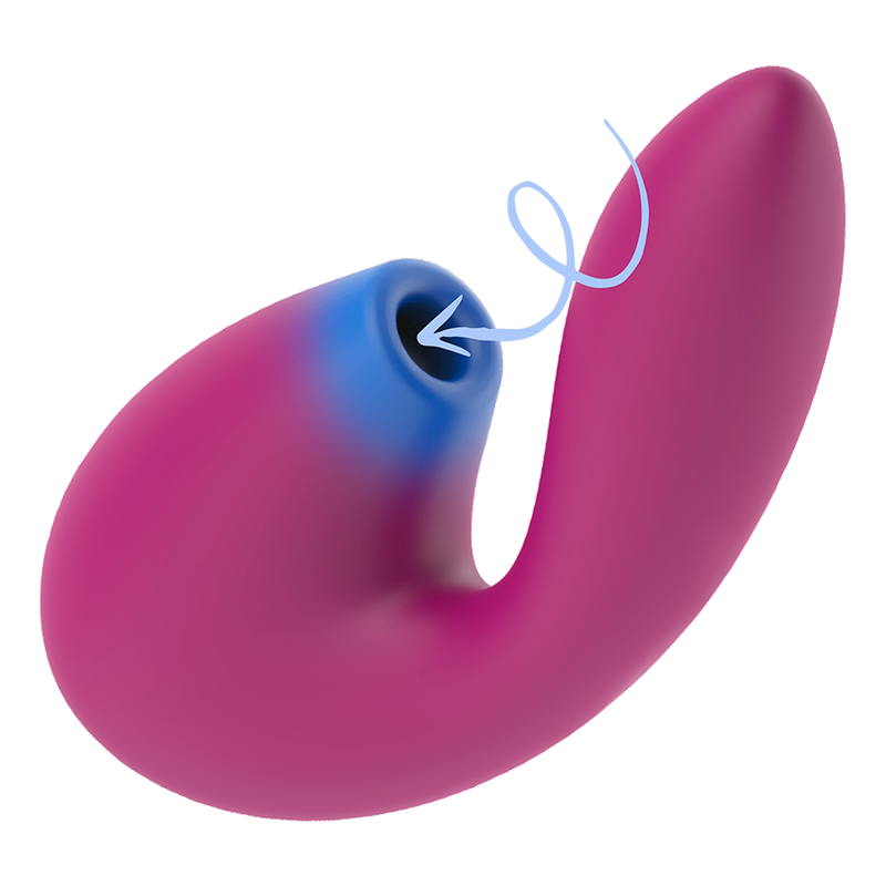 COVERME - Klitorissauger & leistungsstarker G-Punkt-Rush-Vibrator