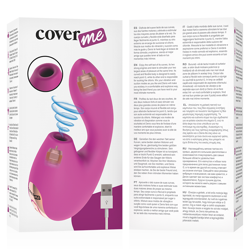 COVERME - Klitorissauger & leistungsstarker G-Punkt-Rush-Vibrator