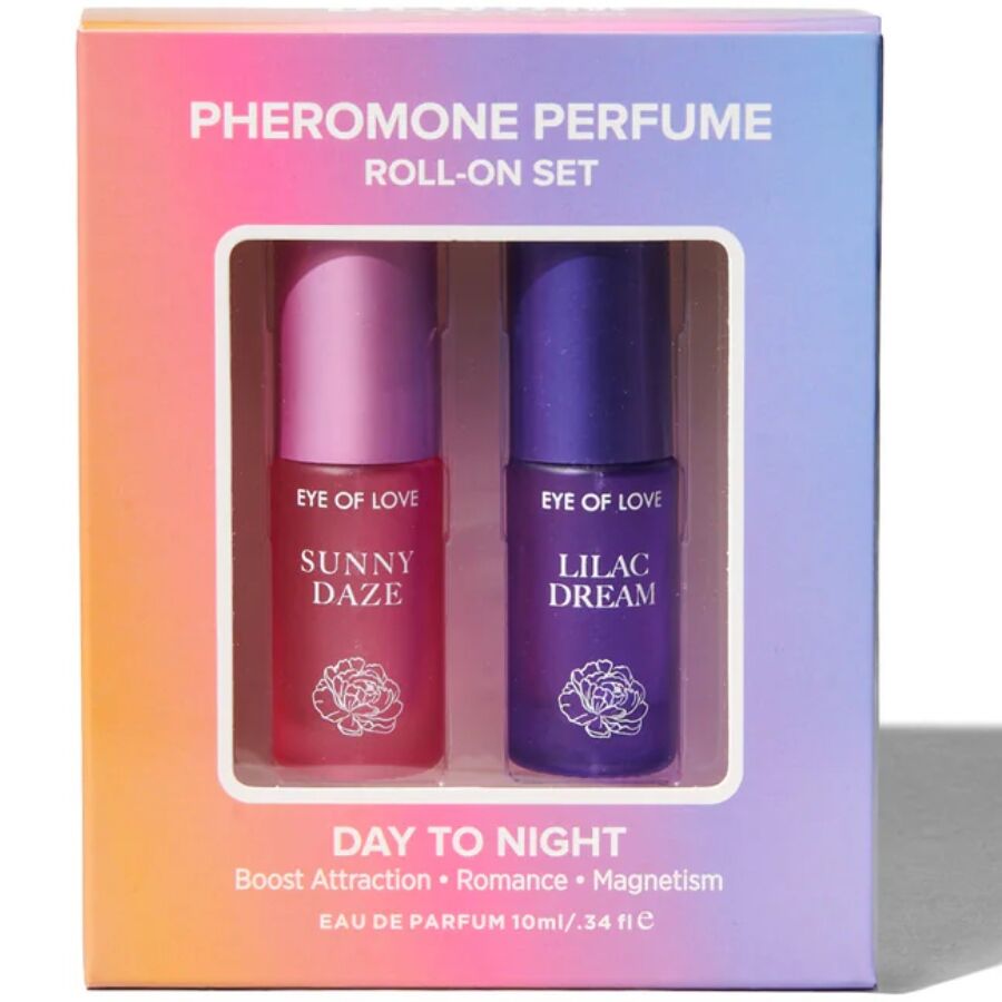 EYE OF LOVE - BLOOM DAY TO NIGHT PHEROMON ROLL-ON PARFUM SET 2 X 5 ML