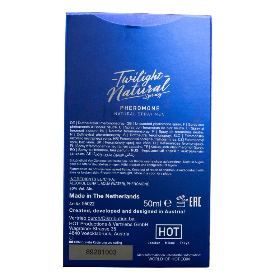 HOT - TWILIGHT PHEROMON - NATÜRLICHES SPRAY FÜR MÄNNER 50 ML